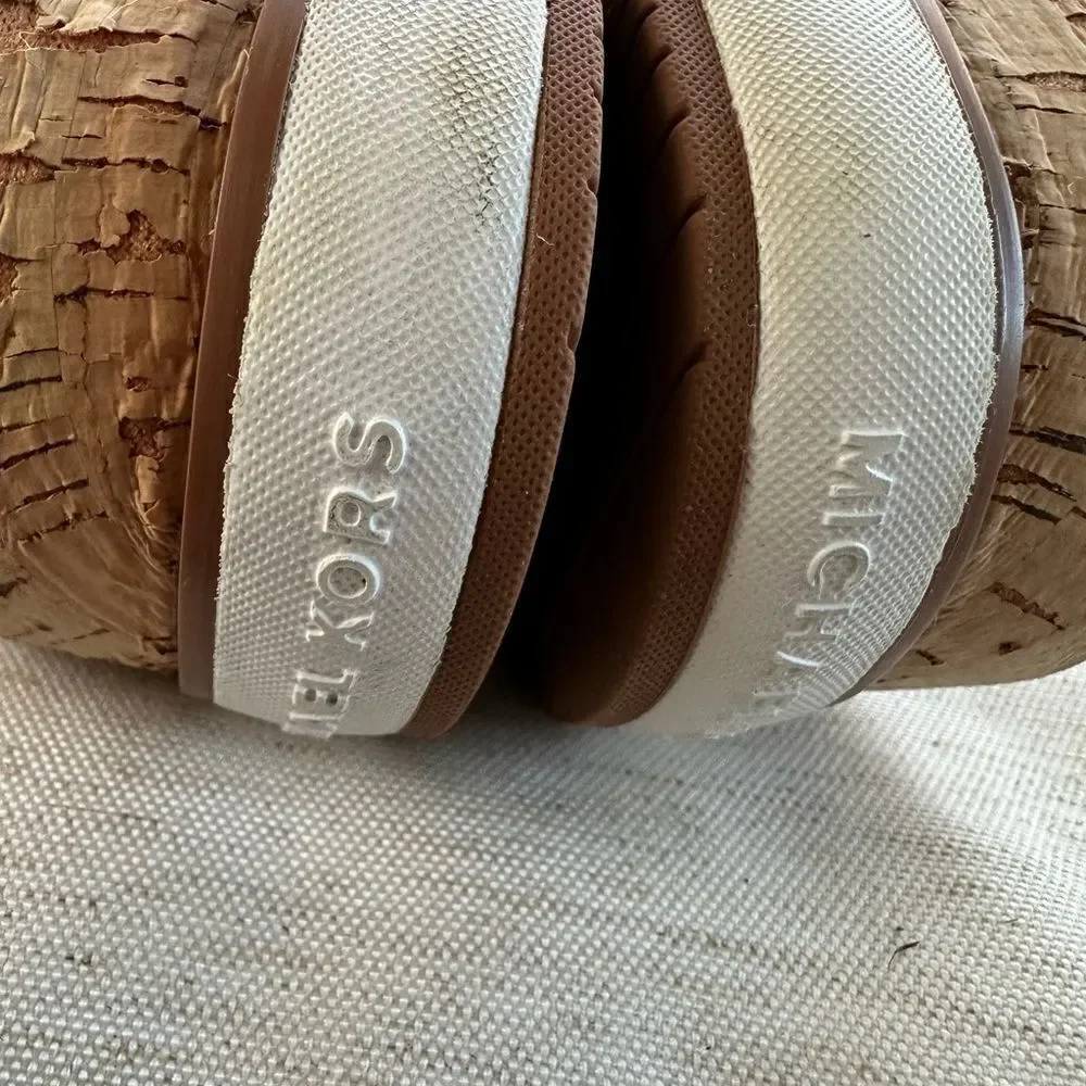Michael Kors Leather Slip On Sandal 9